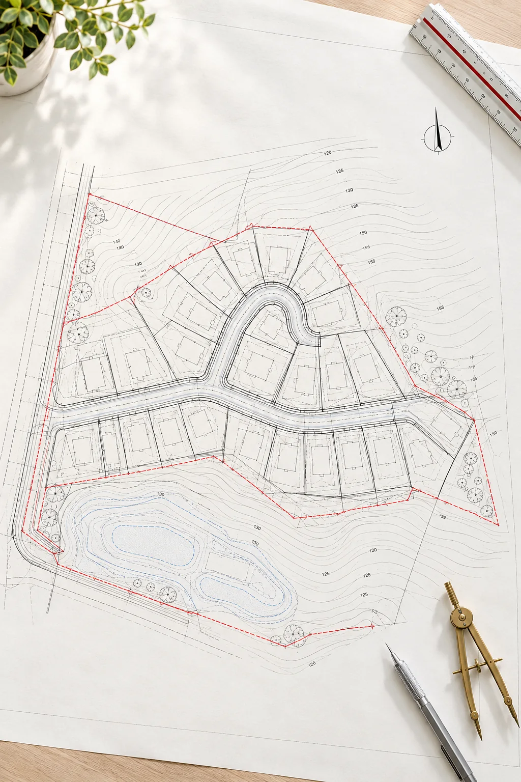 Civil Engineering Drafting Plan